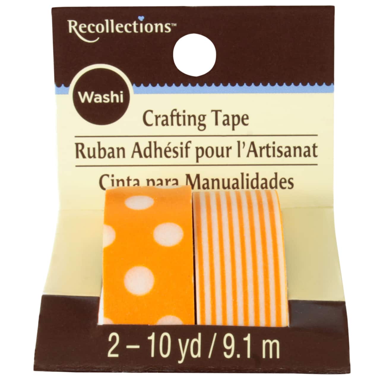 Recollections&#x2122; Washi Tape, Dots &#x26; Stripes